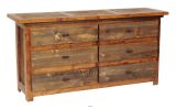 Wyoming Collection 6 Drawer 72" Dresser