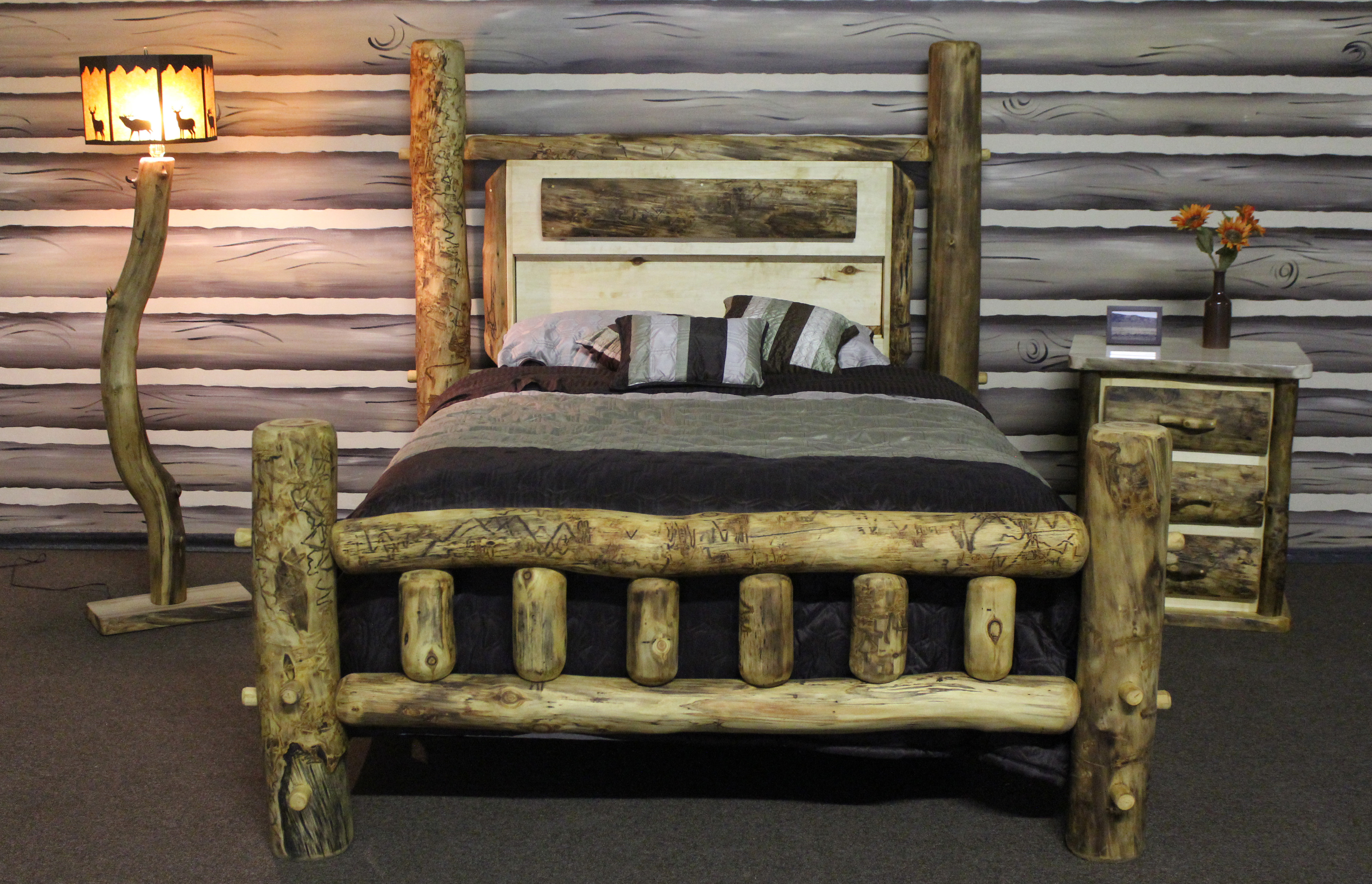  Wood Lodge Furniture, high-end, top quality Log Furniture Builder